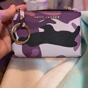 Marc Jacobs Purple Camo Wallet